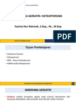 ASKEP Sindorma Geriatrik-Osteoporosis