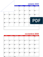 calendario 2020