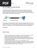 How To Configure Tls With Sip Proxy: Barracuda Cloudgen Firewall