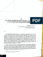 La Aplicación de Estándares Científicos A Las Ciencias Sociales - Taruffo