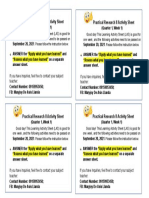 Practical Research II Activity Sheet Practical Research II Activity Sheet