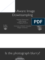 Blur-Aware Image Downsampling With Notes
