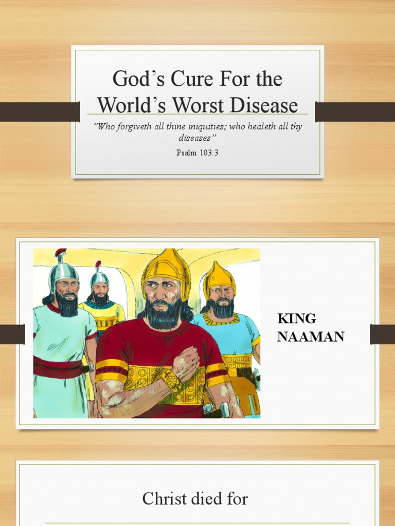 God's Cure For The World's Worst Disease PDF Repentance Jesus