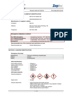 Zep 50 Ca Aero DZ: Safety Data Sheet