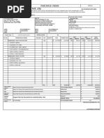 Fezco Fasteners Pvt. LTD.: Purchase Order