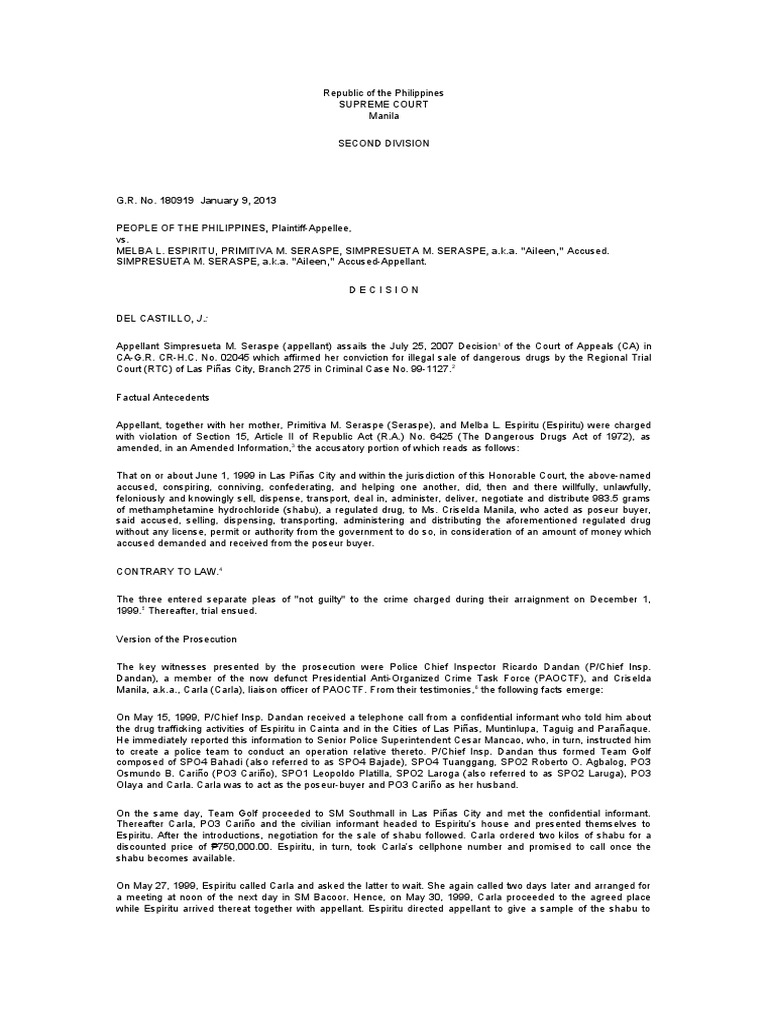 Case 1 - Article 8 of The R.P.C. | PDF | Entrapment | Prosecutor