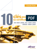 1 2 10 Clés Pour Réussir Sa Certification QSE by Claude Pinet