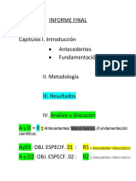 Analisis y Discusion