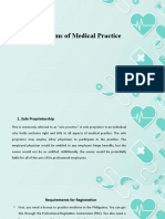 Forms of Medical Practice