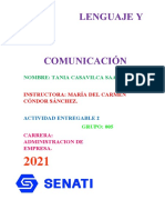 Actividad Entregable 2 Comunicacion