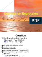 1exercise On Regression