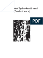 Ez1073pre "Addon" Equaliser - Assembly Manual ("Colourbook" Issue 1c)