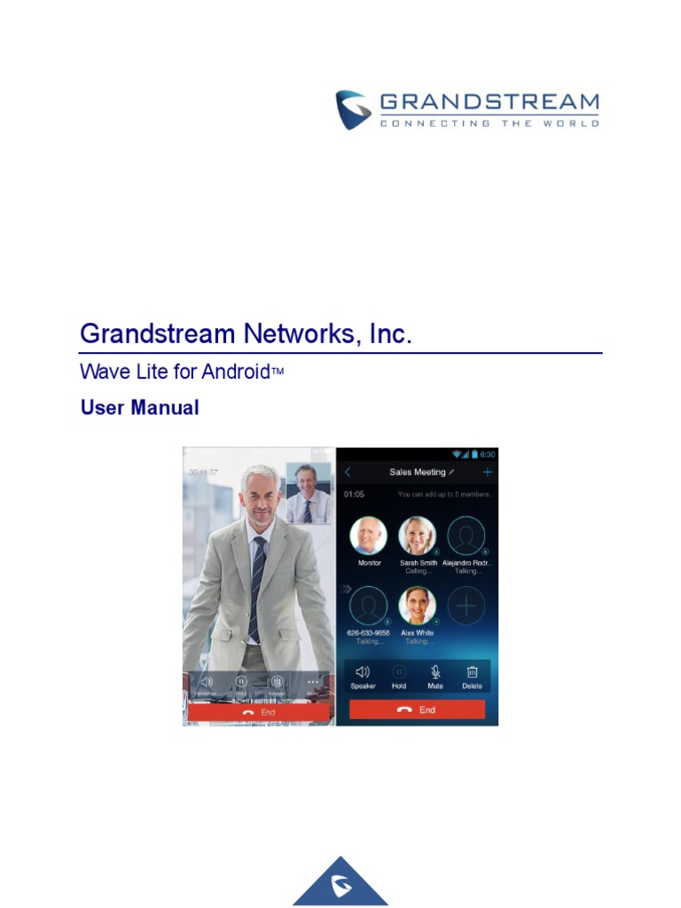Grandstream Networks, Inc. Wave Lite For Android PDF Session