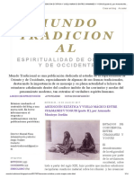 Mundo Tradicional - Ascención Extática y Vuelo Mágico Entre Chamanes y Yoguis (Parte II), Por Armando Montoya-Jordán