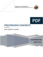 Prestressed Concrete Lesson 2