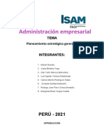 Planeamiento Estratégico Gerencial - Ad. Empresarial - Tercer Ciclo - Grupo C. Listo