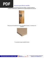 Proyectos para fabricar muebles Con Melamina