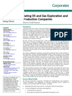 Oil and Gas Sector Exploration and Production Rating Methodology