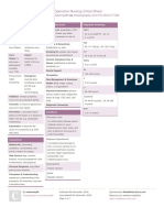 Pre-Operative Nursing Cheat Sheet: by Via