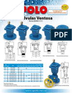 Ficha Técnica Válvulas Ventosa