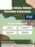 Kel 5-Hukum Islam Dalam Konteks Indonesia
