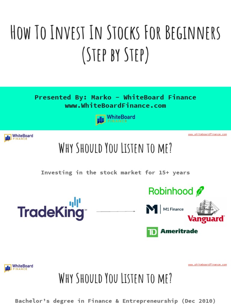 Beginner's Guide to Stock Investing | PDF | Stocks | Valuation (Finance)