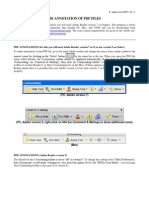 Instructions On The Annotation of PDF Files