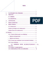 Monografía Del Bullyng Andrea 2021 Indice y Agradecimiento