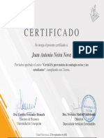 certificado curso covid