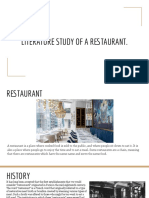 Case Study of A Restaurant.