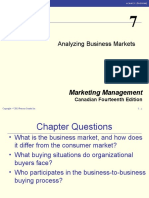 Analyzing Business Markets: Marketing Management
