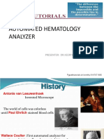 Automated Hematology Analyzer: Presenter: DR - Keerthy