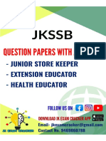 Question Papers Health and Education Department