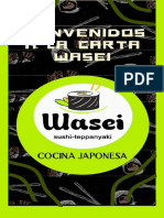 Menú Wasei