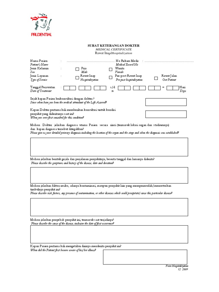 Form Prudential | PDF