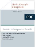 Remedies For Copyright Infringment