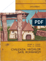 Henri H. Stahl, Paul H. Stahl - Civilizatia Vechilor Sate Romanesti-Editura Stiintifica (1968)