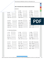 Ejercicio Interactivo de Multiplicación y División Por La Unidad Seguida de Ceros