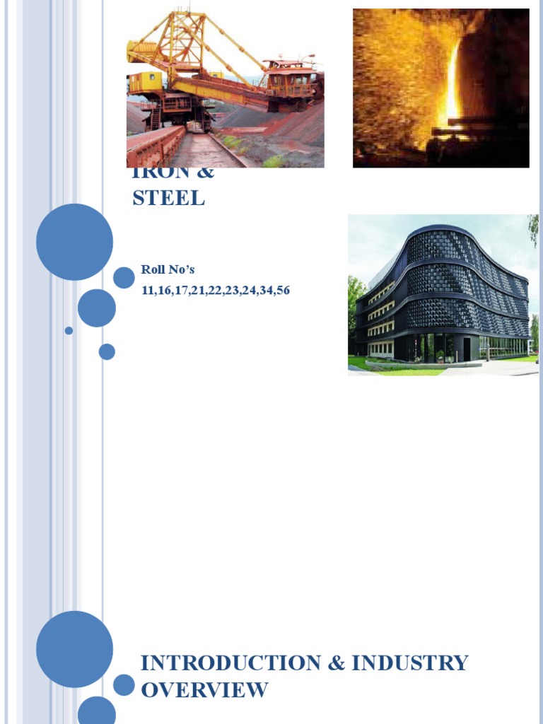Indian Iron and Steel Industry Overview | PDF | Average Cost ...