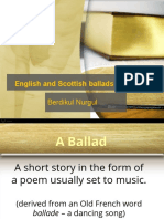 English and Scottish Ballads: Berdikul Nurgul