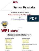 Major: System Dynamics: Slide Show Brought To You By: and