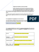 Assignment Guidance and Front Sheet