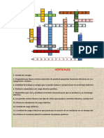 Desarrolo Guia#3 Crucigrama Electricidasd Basica
