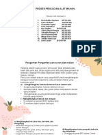 Kelompok 4 Proses Pencucian Alat Makan