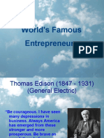 World Famous Entrepreneurs