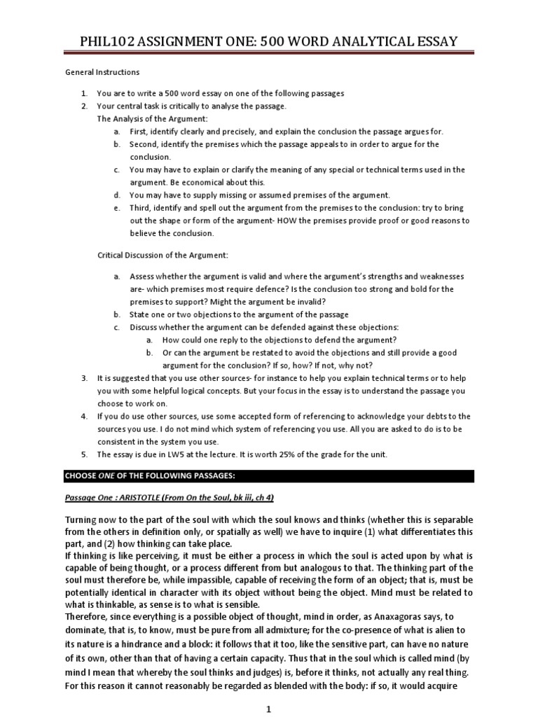 analytical narrative essay