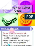 Charting Career Goals General