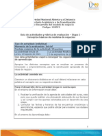 Guía de Actividades y Rúbrica de Evaluación - Etapa 1 - Conceptos Básicos de Modelos de Negocios