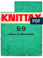 Manual de Instrucciones Knittax S 9