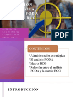 Planeación Estratégica, Análisis FODA y Matriz BCG-lizbeth Flores, Luis Rodriguez